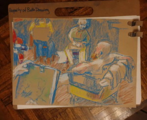 Join Bath Drawing for life drawing classes at The Grapes, Bath. Sketch in the stunning Pococks Room, every Monday & Tuesday at 7 PM. Book now!